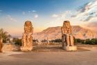 Visit the Colossi of Memnon at sunrise on this unforgettable Egypt and Jordan tour.